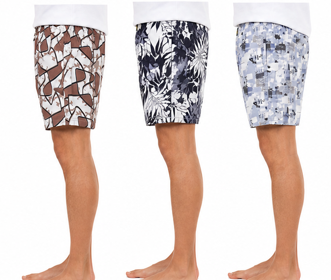 Men & Women Printed Boxer Shorts (Combo Pack of 3) Casual Regular Fit with Back Pocket