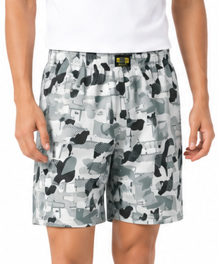 Men & Women Printed Boxer Shorts (Combo Pack of 3) Casual Regular Fit with Back Pocket
