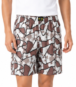Men & Women Printed Boxer Shorts (Combo Pack of 3) Casual Regular Fit with Back Pocket