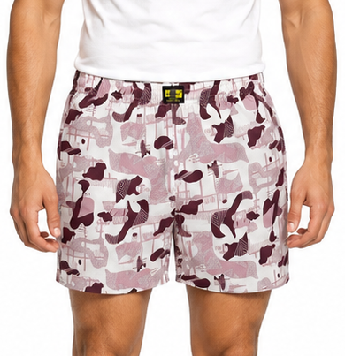 Men & Women Printed Boxer Shorts (Combo Pack of 3) Casual Regular Fit with Back Pocket