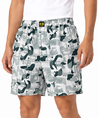 Men & Women Printed Boxer Shorts (Combo Pack of 3) Casual Regular Fit with Back Pocket