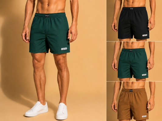 Men & Women Printed Boxer Shorts (Combo Pack of 3) Casual Regular Fit with Back Pocket (Copy)